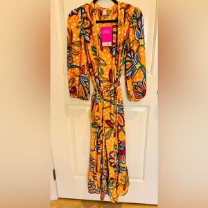 Tabitha brown orange floral wrap/coverup. (Limited edition from target)